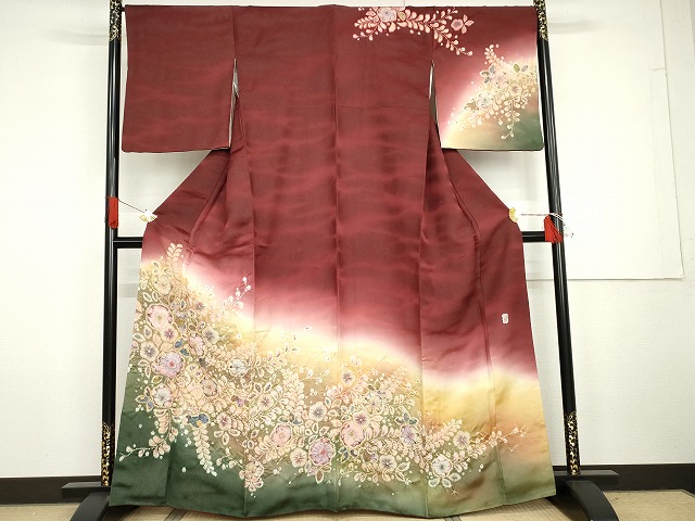 平和屋着物＊夏物　六通柄袋帯　枝桜　金銀糸　正絹　逸品　DABC8851cm 平和屋着物＊夏物 六通柄袋帯 枝桜 金銀糸 正絹 逸品 DABC8851cmの通販