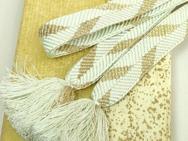 平和屋着物●極上　有職組紐道明　帯締め　笹浪組　金糸　宮内庁御用　国立博物館御用　東京芸術大学御用　逸品　DZAA11790kh6