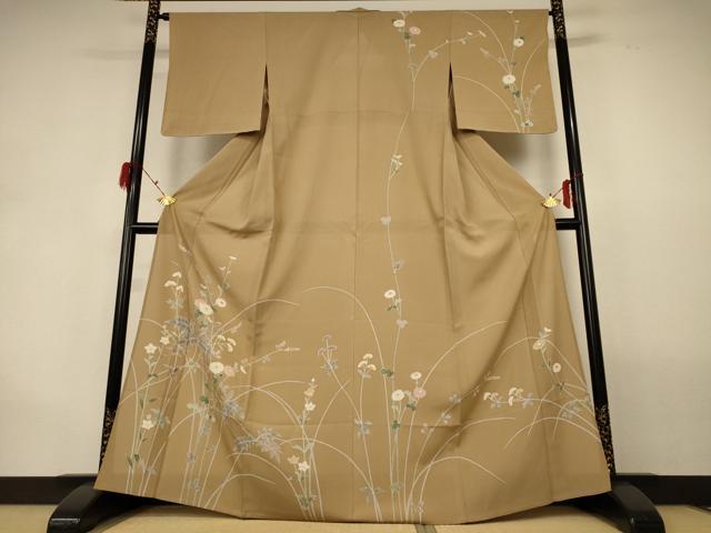 平和屋着物＊夏物　訪問着　絽　草花文　正絹　逸品　未使用　AABG9230jd