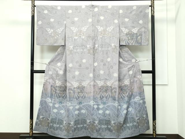 平和屋着物＊夏物　つけ帯　櫛　簪花文　黒地　DABC8105cm 平和屋着物＊夏物 つけ帯 櫛 簪花文 黒地 DABC8105cm 【公式通販】