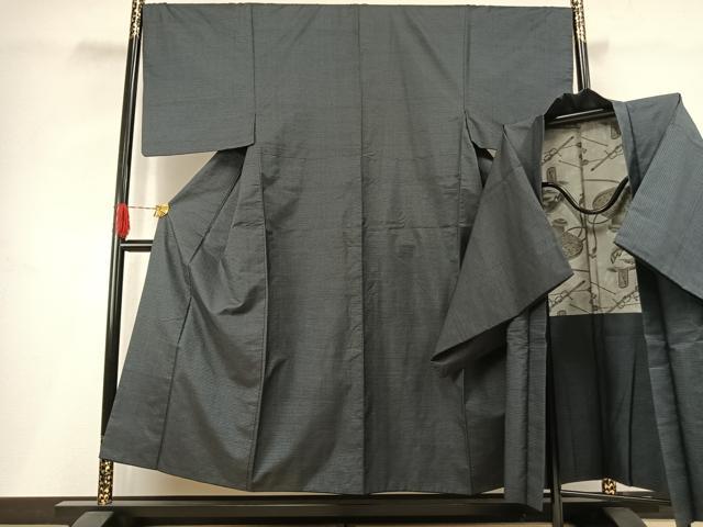 平和屋着物●男性　本場大島紬　アンサンブル　120亀甲　総詰め　正絹　逸品　AABH0757fy 平和屋着物○男性 本場大島紬 アンサンブル 120亀甲 総詰め 正絹 逸品