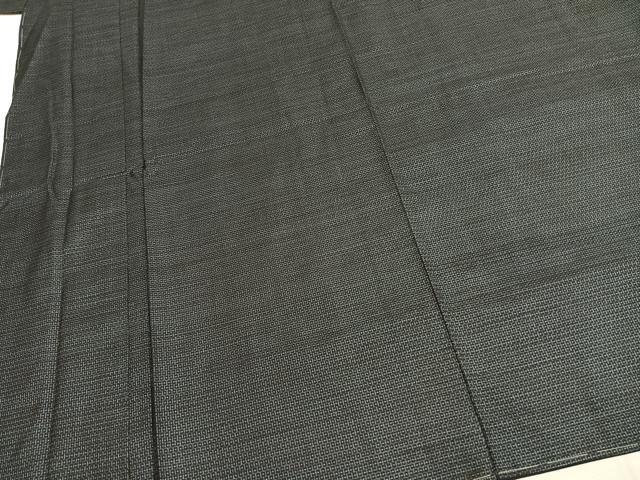 平和屋着物●男性　本場大島紬　アンサンブル　100亀甲　総詰め　反端付き　正絹　逸品　AABH0891fy_2