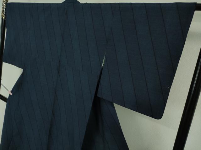 平和屋本店●極上　綿薩摩　東郷織物謹製　手織　160亀甲　綿　逸品　DZAA8119kh6_3