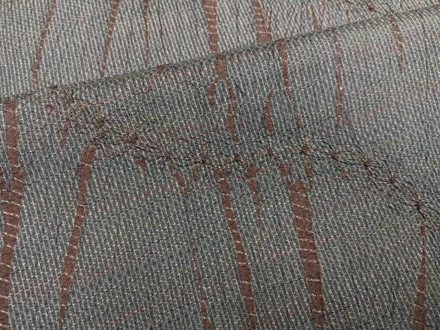 平和屋着物●名門　藤娘きぬたや・竜巻絞り　本場大島紬　正絹　逸品　AABH6934ph_5