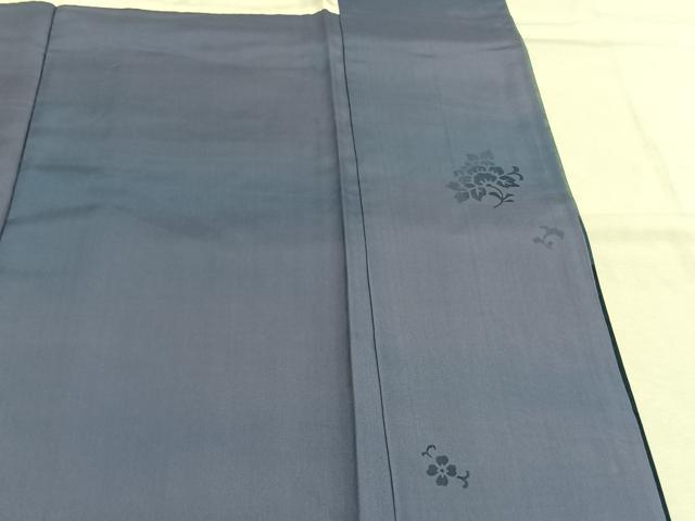 平和屋着物●訪問着　本場大島紬　藍　絞り　道長文　証紙付き　正絹　逸品　AABH5167fy_8