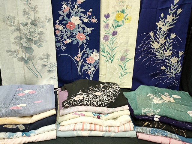 平和屋本店□夏物 訪問着 絽 紗 まとめて20点 花柄 鈴 友禅 手描き
