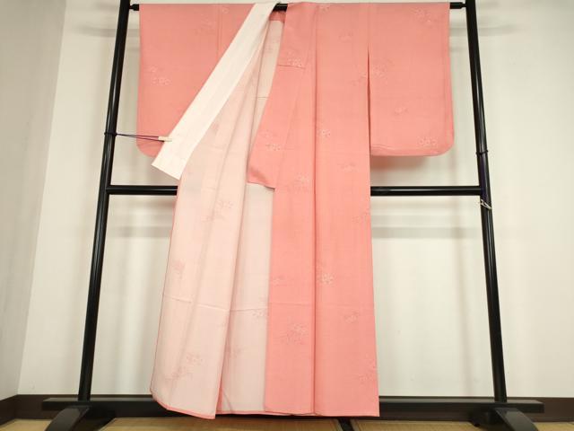 平和屋着物▽江戸小紋　単衣　鼓文　正絹　逸品　DABE4430az_2