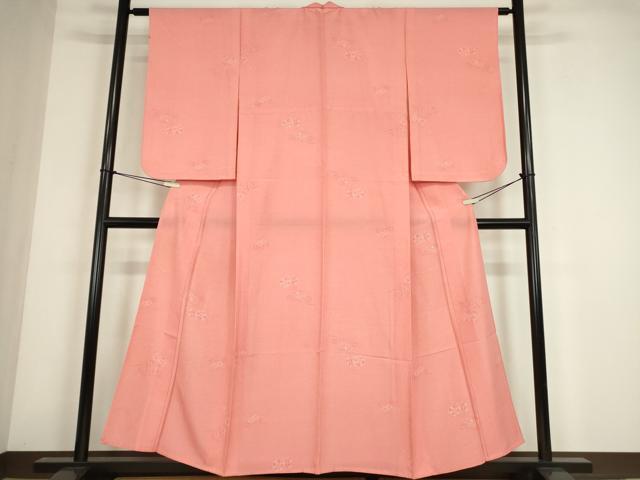 平和屋着物▽江戸小紋　単衣　鼓文　正絹　逸品　DABE4430az_1