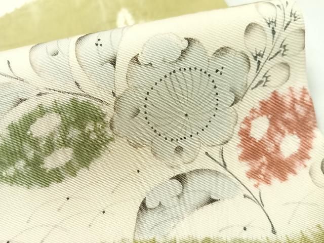 平和屋着物○日本工芸会正会員 福村廣利 絵絞庵 塩瀬 九寸名古屋帯 平和屋着物○日本工芸会正会員 福村廣利 絵絞庵 塩瀬 九寸名古屋帯