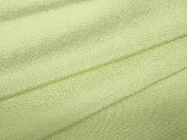 平和屋着物▽上質な色無地　単衣　若芽色　正絹　逸品　DABE4682az 21,528円