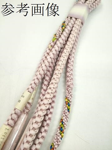平和屋着物●和装小物　帯締め10本セット　笹浪組　浅田紐　丸組　金糸　逸品　未使用　CABF7561ju_3