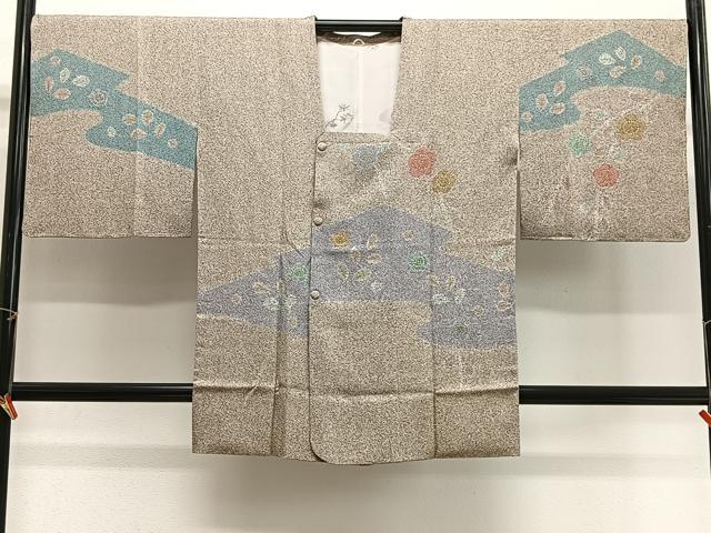 平和屋着物∞道行コート　草花文　金糸　正絹　逸品　未使用　CABG3906ua 31,200円