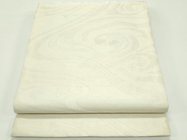 平和屋着物*夏物 六通柄袋帯 光琳水 銀糸 正絹 逸品 CABG7463rv