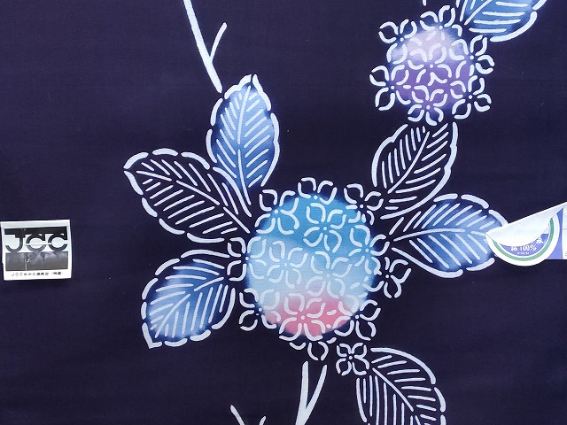 平和屋本店■浴衣反物 まとめて 45点 蜻蛉 花柄 紫陽花 向日葵 JUNKO KOSHINO 四季の花木染 きよ水源氏 など 全て未使用 ppp3810_3