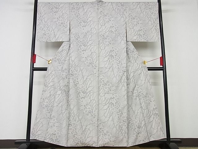 平和屋本店□極上 本場大島紬 白大島 桑原織物伝統工芸作家 二代目