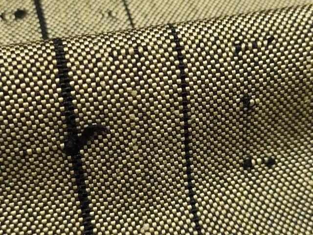 平和屋着物▽希少 ざざんざ織 伊兵衛織 単衣 間道 正絹 逸品