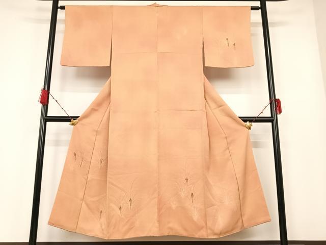 平和屋着物●訪問着　手描き　刺繍　草木文　暈し染め　正絹　逸品　AAAM6818ph 16,474円