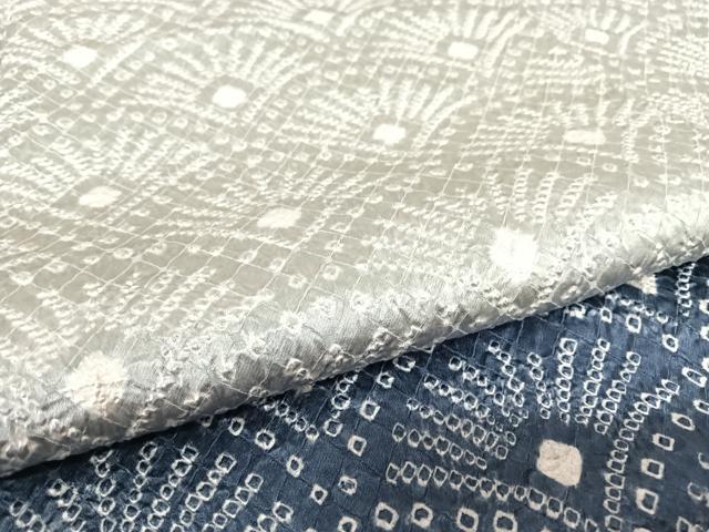 平和屋着物□上質な小紋 青海波 暈し染め 正絹 逸品 未使用