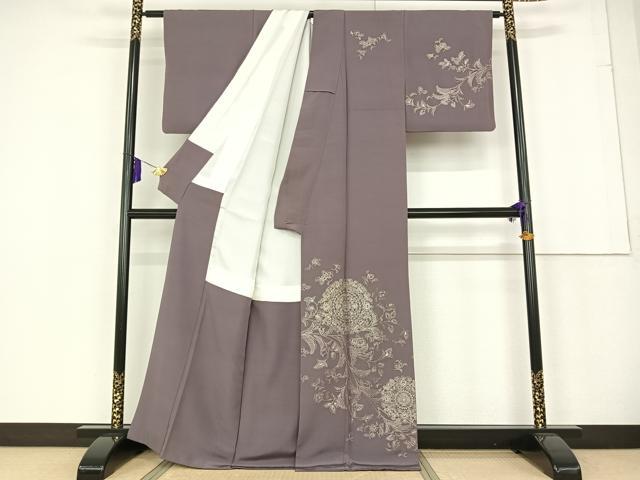 平和屋着物○金彩友禅 卓越技能者・名工・和田光正 訪問着 光彩箔