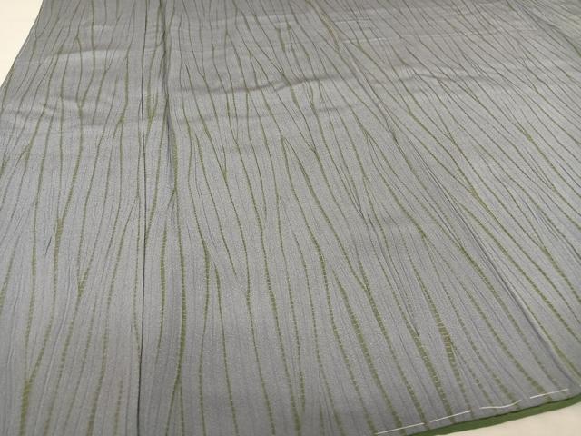 平和屋着物○上質な小紋 竜巻絞り 縞 さが美扱い 正絹 逸品 未使用