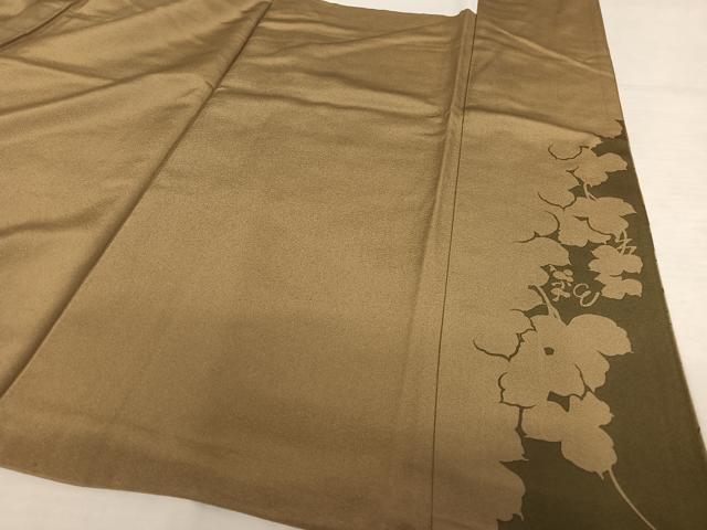 平和屋着物○訪問着 手描き 蔦の葉文 金彩 やまと誂製 正絹