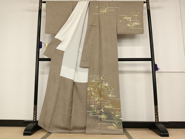 平和屋着物○京友禅の第一人者 松井青々 色留袖 ぽっくり下駄 暈し染め