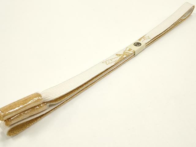 平和屋着物●創業280年 誉田屋源兵衛 和装小物 帯締め 高麗組 綾出し 伝統工芸士：廣澤白鳳 日光東照宮純金糸 逸品　未使用　AAAQ2675ay