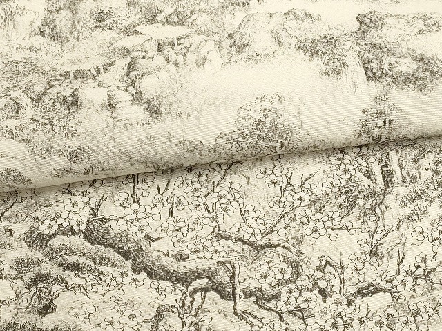 平和屋着物○極上 琉染の創設者 山岡古都 水墨書 訪問着 淡路