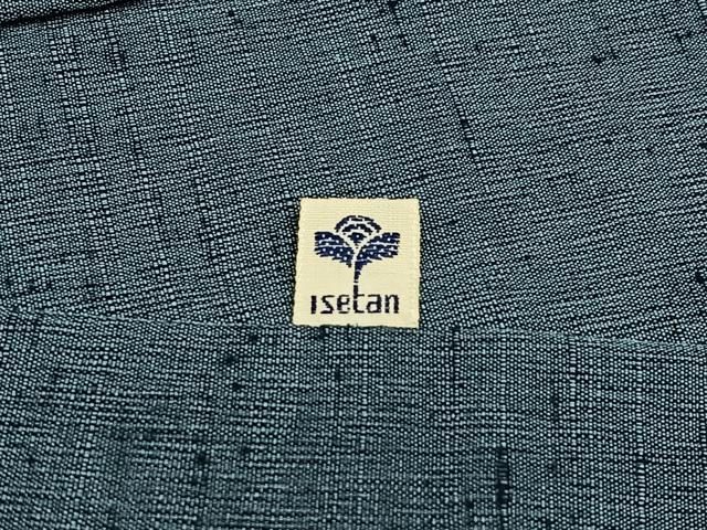 平和屋着物▽男性　紬　単衣　御召御納戸色　伊勢丹扱い　ウール　AAAS1521oa 平和屋着物▽男性 紬 単衣 御召御納戸色 伊勢丹扱い ウール AAAS1521oa