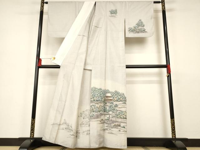 平和屋着物▽京友禅の巨匠・頼田勉 臈纈染手描友禅