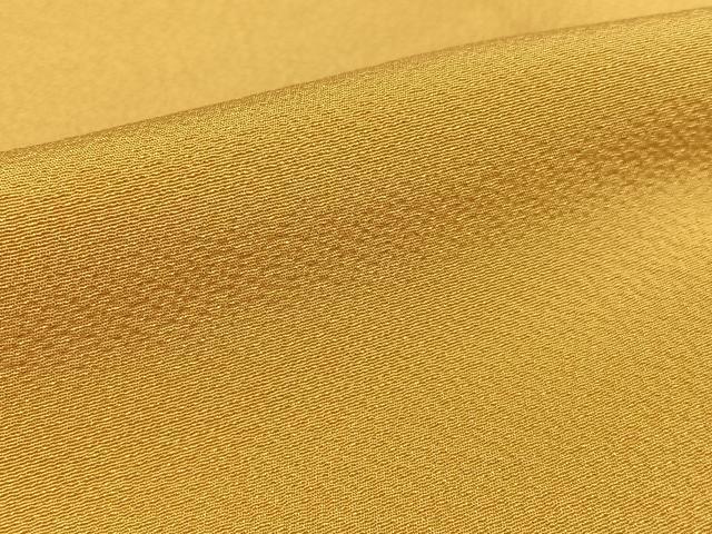 平和屋着物○豪華振袖 色無地 黄朽葉色 正絹 逸品 AAAT0234zg