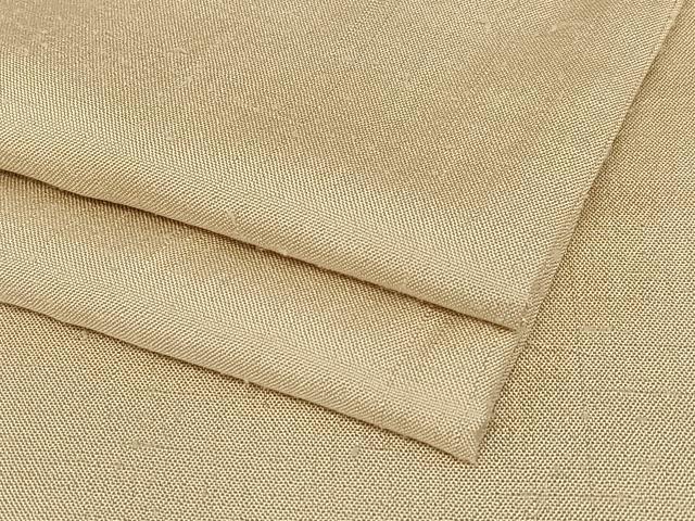 平和屋着物●極上　紬　色無地　白茶色　正絹　逸品　AAAT0553zg