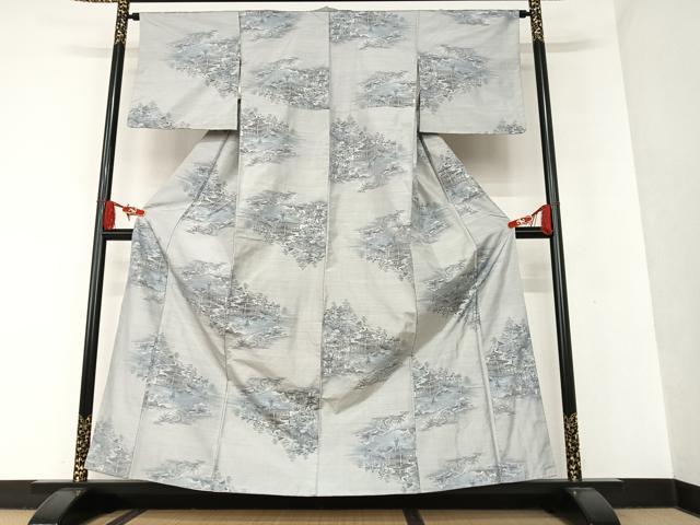 平和屋着物○上質な紬 吉祥文 正絹 逸品 CAAU1938yc