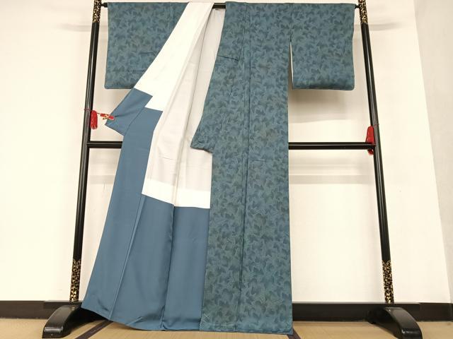 平和屋着物□小振袖 二尺袖 雲重ね風景文 金彩 正絹 逸品