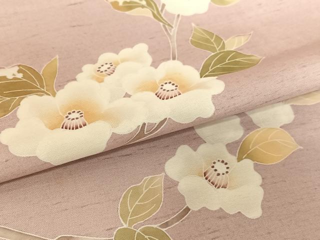 平和屋着物○訪問着 手描き 枝花文 正絹 逸品 AAAZ1778ph