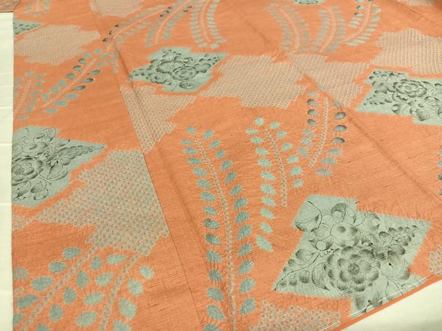 平和屋着物○上質な小紋 紬地 辻が花 手描き 絞り 正絹 逸品 CAAW7771yc