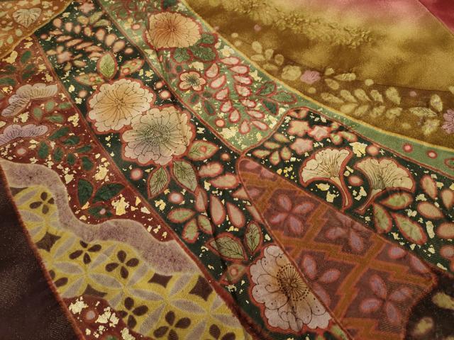 平和屋着物○豪華振袖・長襦袢(袷)セット 辻が花 絞り 几帳花文 暈し