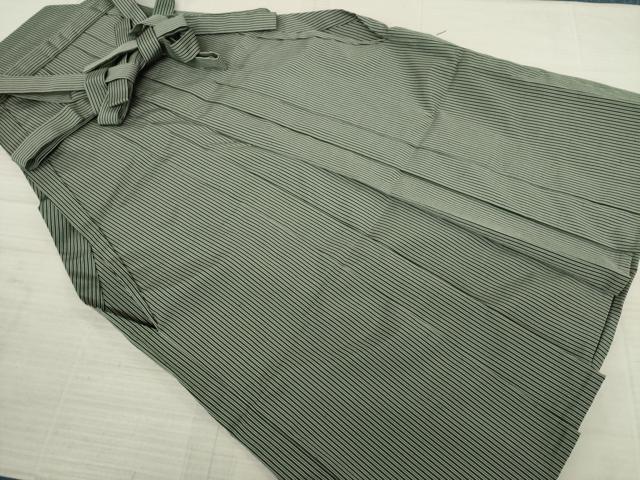 平和屋着物●男性　馬乗り袴　縞　正絹　逸品　AAAT0900ck 平和屋着物○男性 馬乗り袴 縞 正絹 逸品 AAAT0900ck