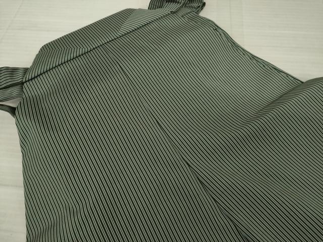 平和屋着物●男性　馬乗り袴　縞　正絹　逸品　AAAT0900ck 平和屋着物○男性 馬乗り袴 縞 正絹 逸品 AAAT0900ck