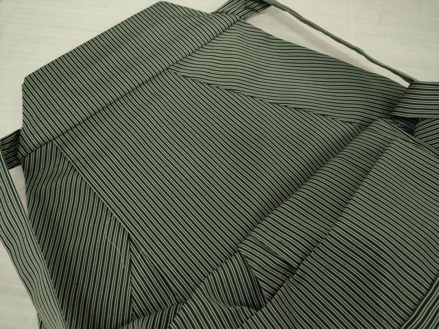 平和屋着物○男性 馬乗り袴 縞 正絹 逸品 AAAT0900ck