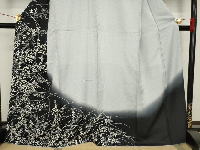 平和屋着物□訪問着 萩文 暈し染め 金彩 正絹 逸品 AAAZ3875ru