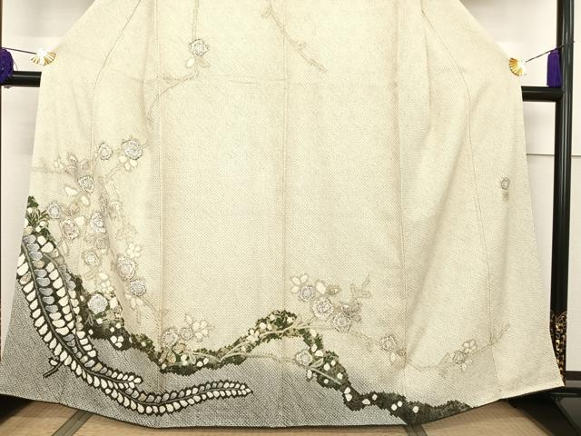 平和屋着物○訪問着 長襦袢セット（無双仕立て） 作家物 辻が花 手描き