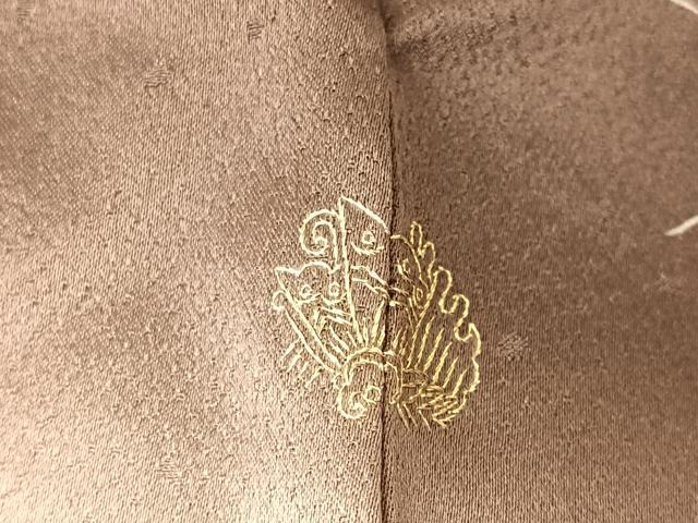 平和屋着物○銀座きしや 訪問着 駒刺繍 立波扇草花文