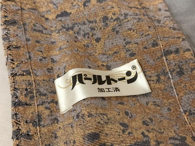 平和屋着物●総刺繍　小紋　中国三大刺繍　汕頭刺繍　スワトウ刺繍　幾何学花文　正絹　逸品　AAAT3037np 平和屋着物○総刺繍 小紋 中国三大刺繍 汕頭刺繍 スワトウ刺繍 幾何