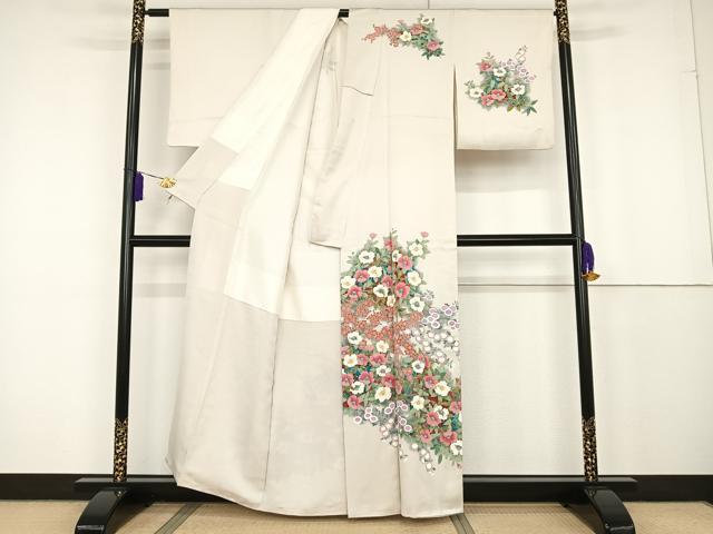 平和屋着物○訪問着 作家物 京の歳時記 桂友 色紙風景枝