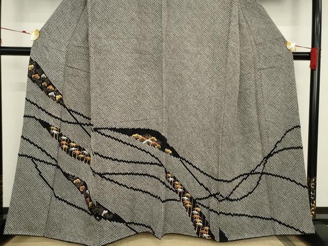 平和屋着物○訪問着 総絞り 梅 笹 金彩 正絹 逸品 AAAT5100ck