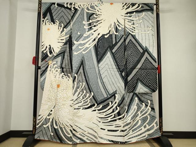 平和屋着物●豪華振袖　乱菊　金糸　金彩　正絹　逸品　AAAT5123ck