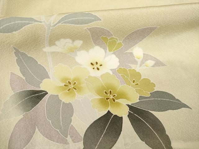 平和屋着物○訪問着 作家物 流水枝花文 正絹 逸品 AAAT5190ck
