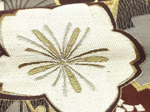 平和屋本店○六通柄袋帯 枝垂れ桜 金銀糸 やまと誂製 正絹 逸品