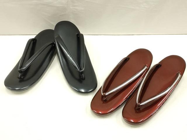 平和屋着物▼和装小物　和装草履2点セット　金鷲本舗 東京謹製 キンワシ印　逸品　AAAT6571ay